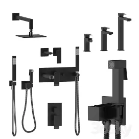 Paffoni Elle Black Matt Chrome